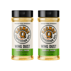 Kosmo's Q Wing Dust® Three Shakers Garlic Parm Wing Seasoning