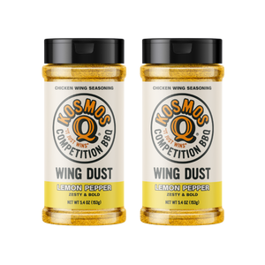 Kosmo's Q Wing Dust® Three Shakers Lemon Pepper Wing Seasoning