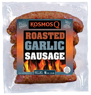 Mountain View STOCK UP &amp; SAVE! Kosmos Q Roasted Garlic Sausage