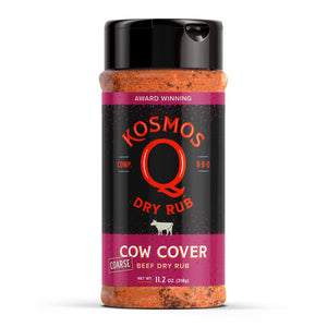 Kosmo's Q Barbecue Rubs 2 Shaker Combo COARSE Cow Cover Rub