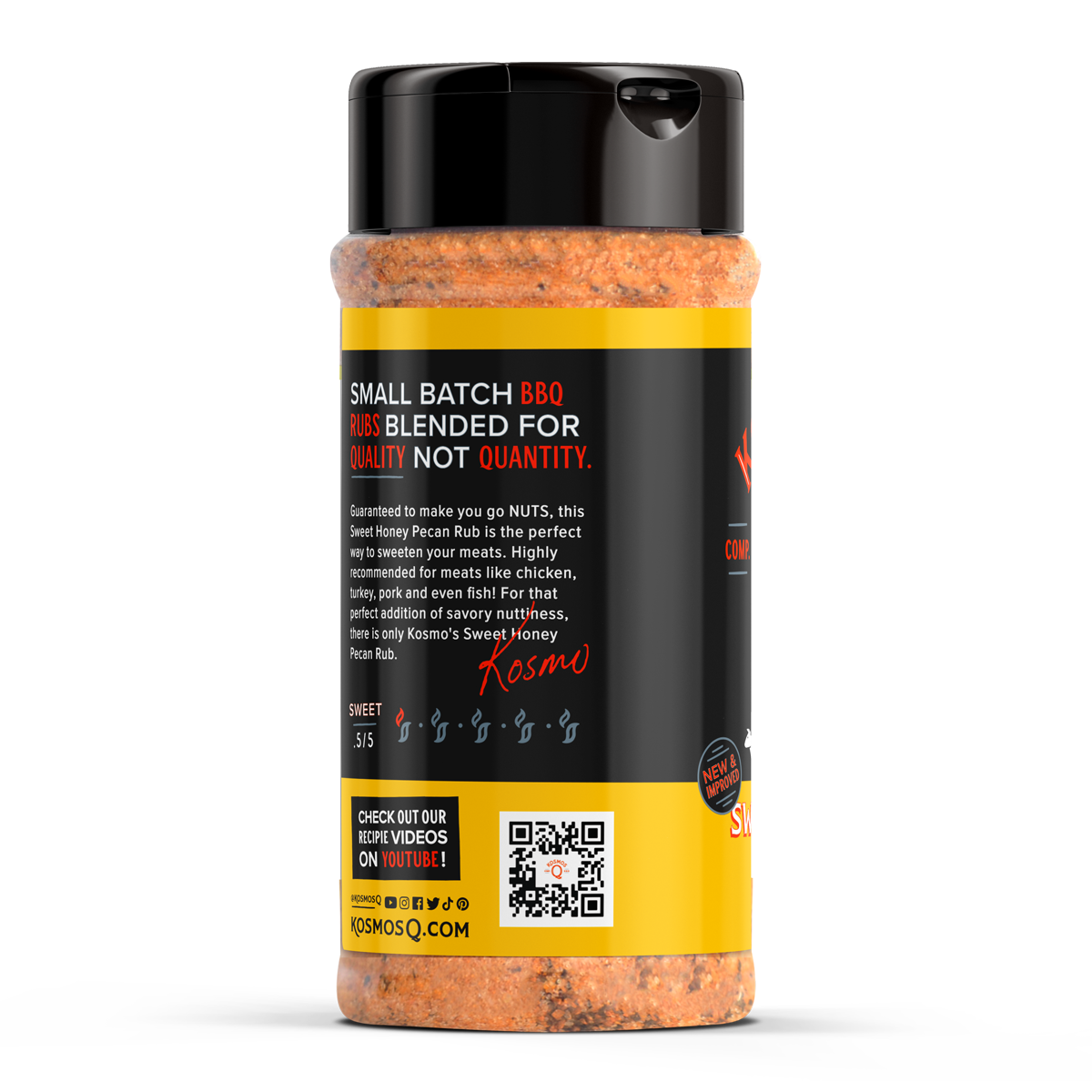 Kosmo's Q Barbecue Rubs Sweet Honey Pecan Rub