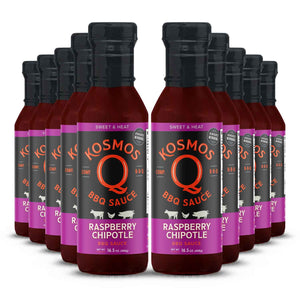 Kosmo's Q BBQ Sauce Single Bottle Raspberry Chipotle BBQ Sauce