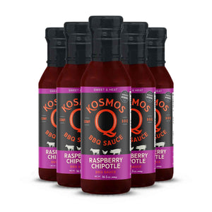 Kosmo's Q BBQ Sauce Single Bottle Raspberry Chipotle BBQ Sauce