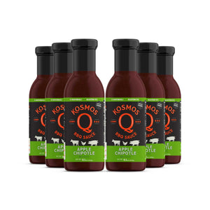 Kosmo's Q BBQ Sauce Single Bottle Sweet Apple Chipotle BBQ Sauce
