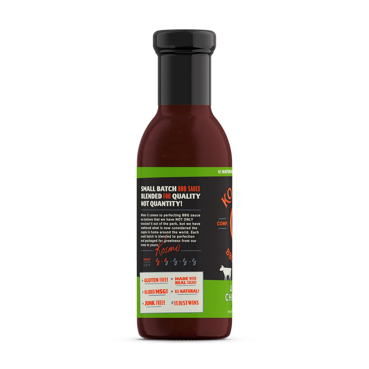 Kosmo's Q BBQ Sauce Sweet Apple Chipotle BBQ Sauce