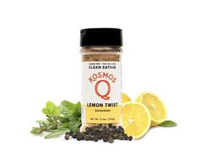Kosmo's Q Clean Eating Seasonings Lemon Twist - Paleo &amp; Keto Clean Eating Seasoning