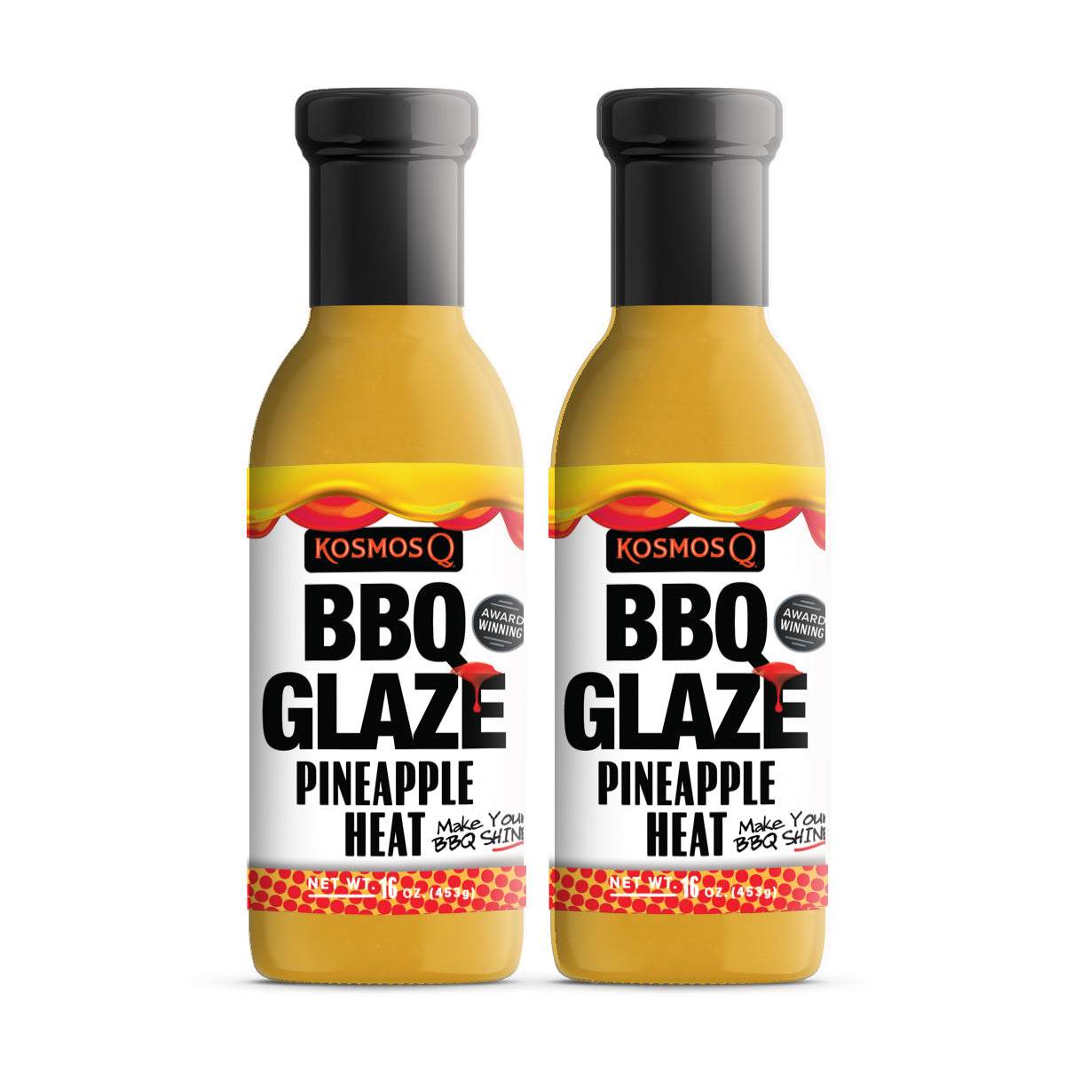 Kosmo's Q Rib Glaze™ 2 Pack Pineapple Heat BBQ Glaze™