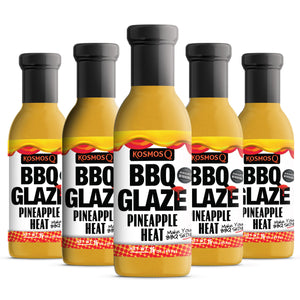 Kosmo's Q Rib Glaze™ 12 Pack Pineapple Heat BBQ Glaze™