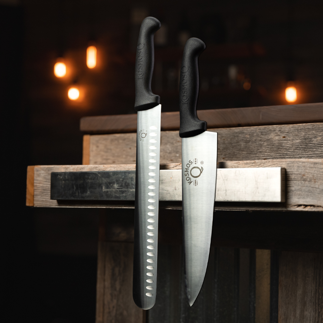 Kosmos Q BBQ Products &amp; Supplies Chef Knife &amp; Slicing Knife Combo